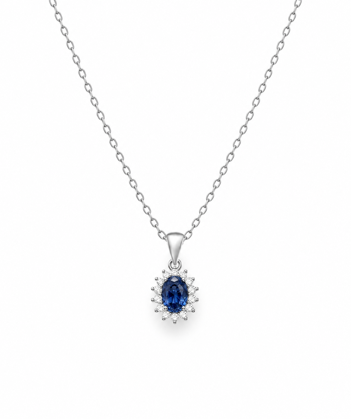 Azure Halo Necklace