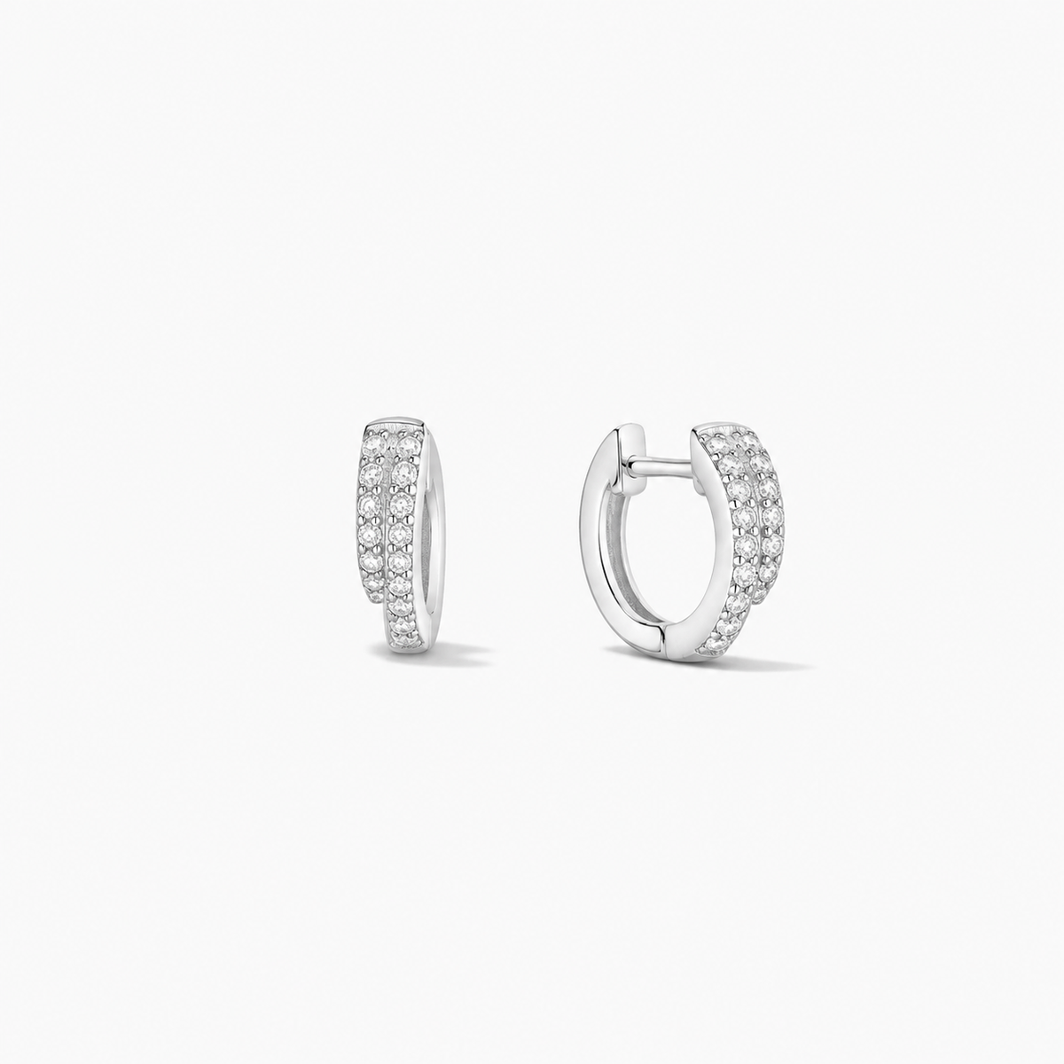Lumi Double Hoops