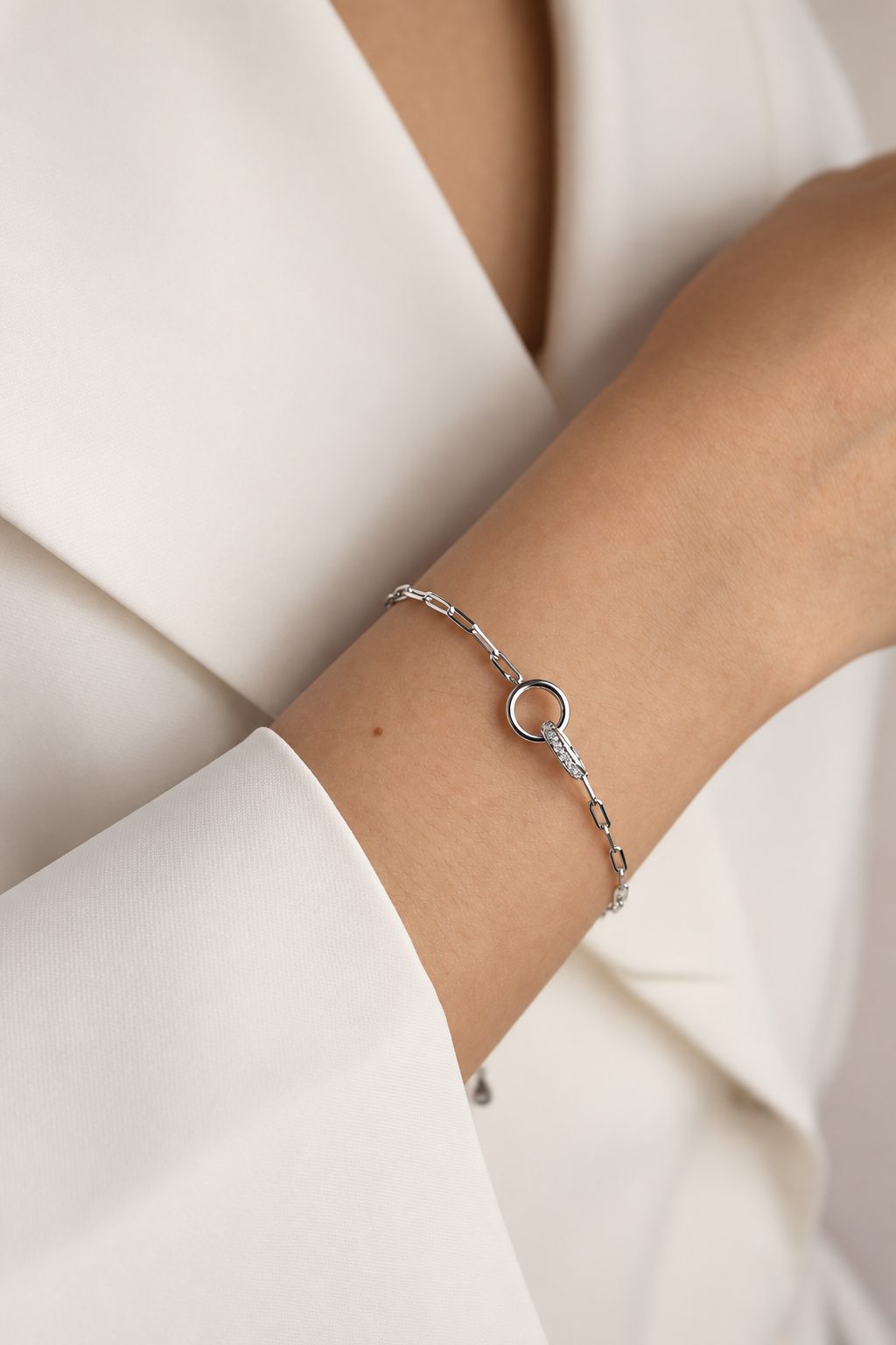 Sterling Silver Link Bracelet